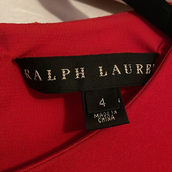 Ralph Lauren Red Midi Dress - Picture 2 of 3